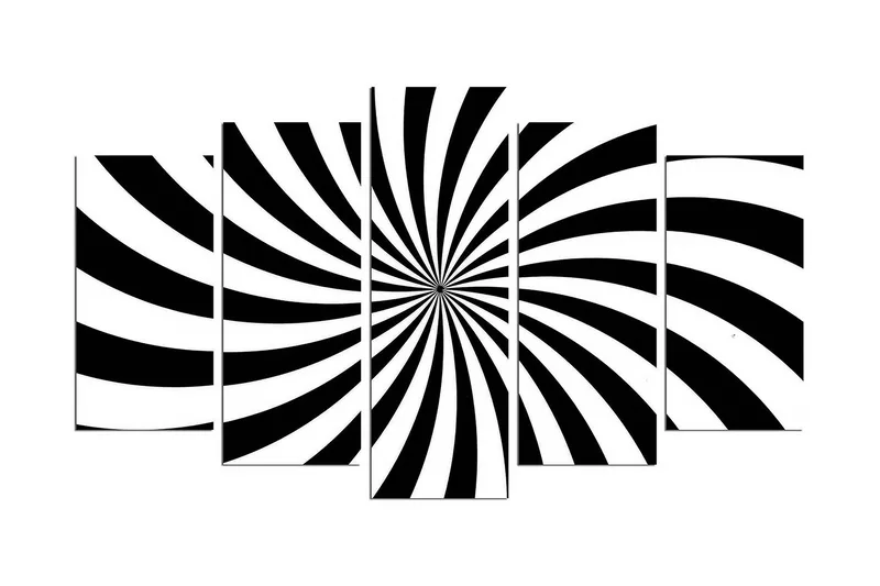 Dekorativ MDF-bilde 5 Deler - Flerfarget - Interiør - Maleri & posters - Lerretsbilder