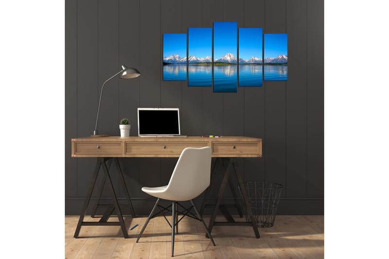 Dekorativ MDF-bilde 5 Deler - Flerfarget - Interiør - Maleri & posters - Lerretsbilder