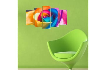 Dekorativ MDF-bilde 5 Deler - Flerfarget - Interiør - Maleri & posters - Lerretsbilder