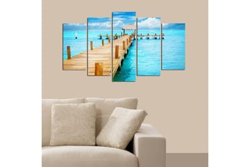 Dekorativ MDF-bilde 5 Deler - Flerfarget - Interiør - Maleri & posters - Lerretsbilder