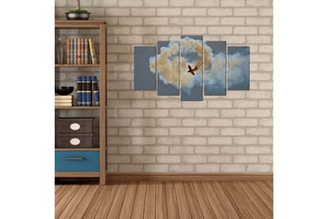 Dekorativ MDF-bilde 5 Deler - Flerfarget - Interiør - Maleri & posters - Lerretsbilder