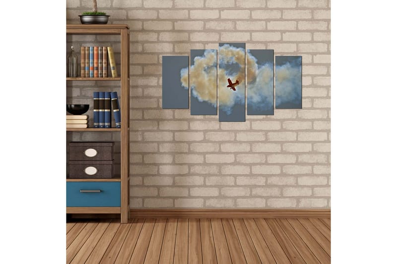 Dekorativ MDF-bilde 5 Deler - Flerfarget - Interiør - Maleri & posters - Lerretsbilder