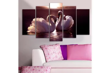 Dekorativ MDF-bilde 5 Deler - Flerfarget - Interiør - Maleri & posters - Lerretsbilder