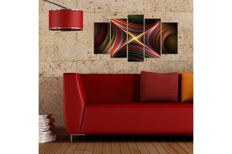 Dekorativ MDF-bilde 5 Deler - Flerfarget - Interiør - Maleri & posters - Lerretsbilder