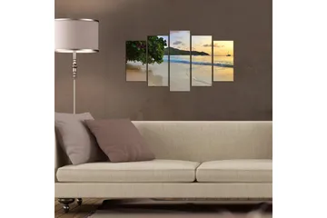 Dekorativ MDF-bilde 5 Deler - Flerfarget - Interiør - Maleri & posters - Lerretsbilder