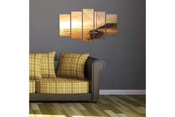 Dekorativ MDF-bilde 5 Deler - Flerfarget - Interiør - Maleri & posters - Lerretsbilder