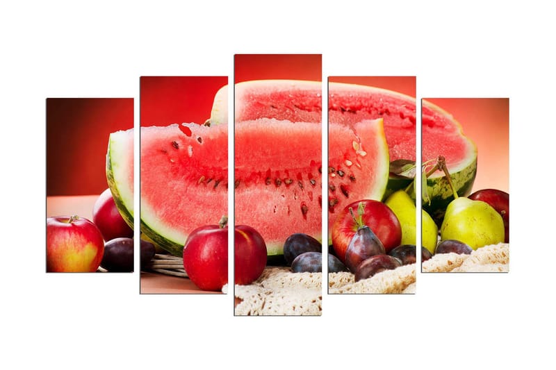 Dekorativ MDF-bilde 5 Deler, Flerfarget