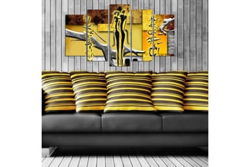 Dekorativ MDF-bilde 5 Deler - Flerfarget - Interiør - Maleri & posters - Lerretsbilder