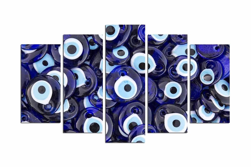 Dekorativ MDF-bilde 5 Deler - Flerfarget - Interiør - Maleri & posters - Lerretsbilder