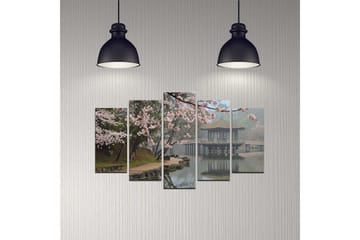 Dekorativ MDF-bilde 5 Deler - Flerfarget - Interiør - Maleri & posters - Lerretsbilder