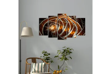 Dekorativ MDF-bilde 5 Deler - Flerfarget - Interiør - Maleri & posters - Lerretsbilder