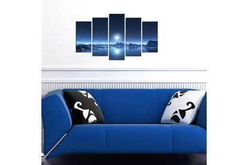 Dekorativ MDF-bilde 5 Deler - Flerfarget - Interiør - Maleri & posters - Lerretsbilder