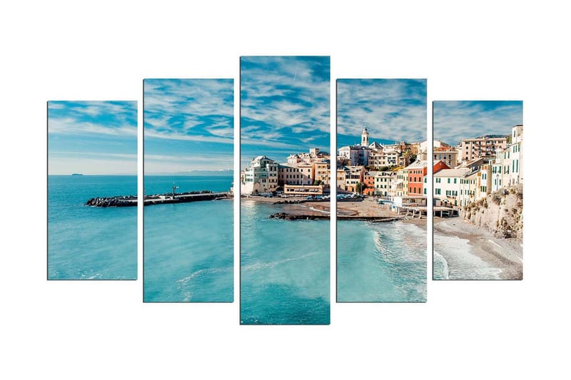 Dekorativ MDF-bilde 5 Deler, Flerfarget