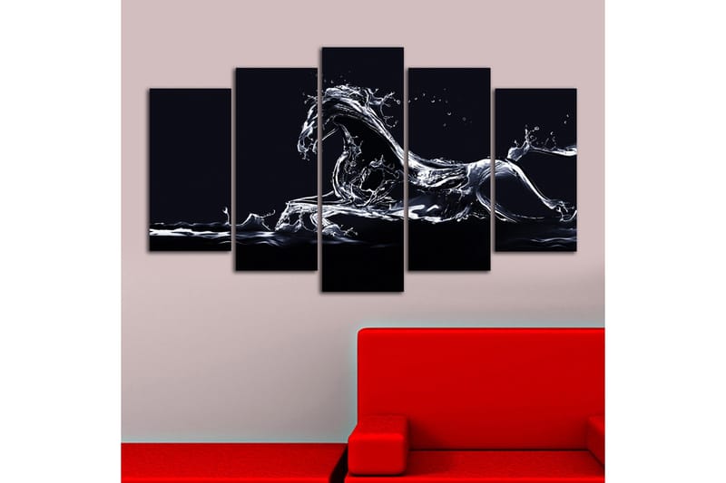 Dekorativ MDF-bilde 5 Deler - Flerfarget - Interiør - Maleri & posters - Lerretsbilder