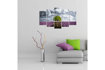 Dekorativ MDF-bilde 5 Deler - Flerfarget - Interiør - Maleri & posters - Lerretsbilder