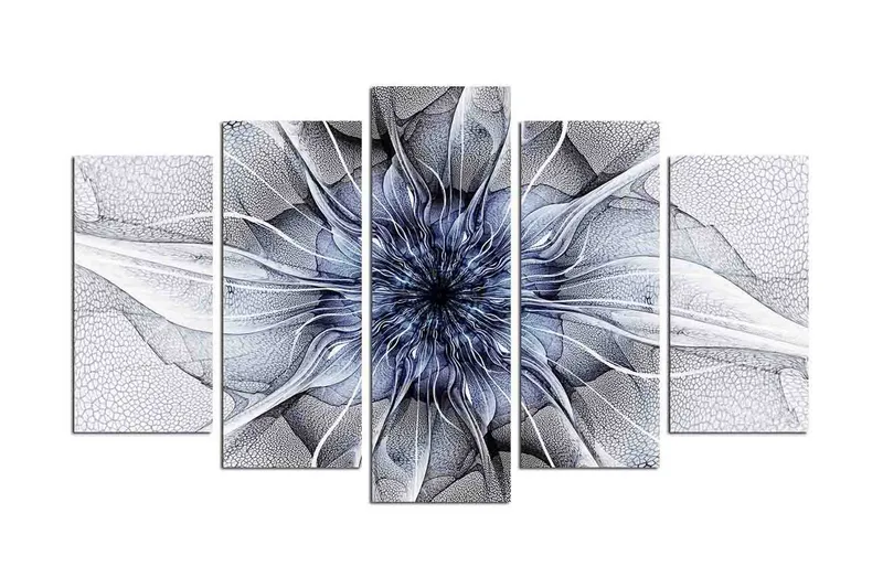 Dekorativ MDF-bilde 5 Deler, Flerfarget