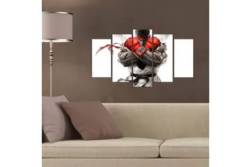 Dekorativ MDF-bilde 5 Deler - Flerfarget - Interiør - Maleri & posters - Lerretsbilder