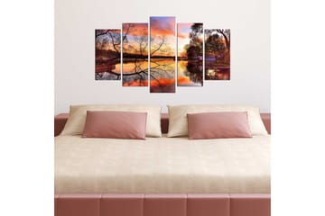 Dekorativ MDF-bilde 5 Deler - Flerfarget - Interiør - Maleri & posters - Lerretsbilder