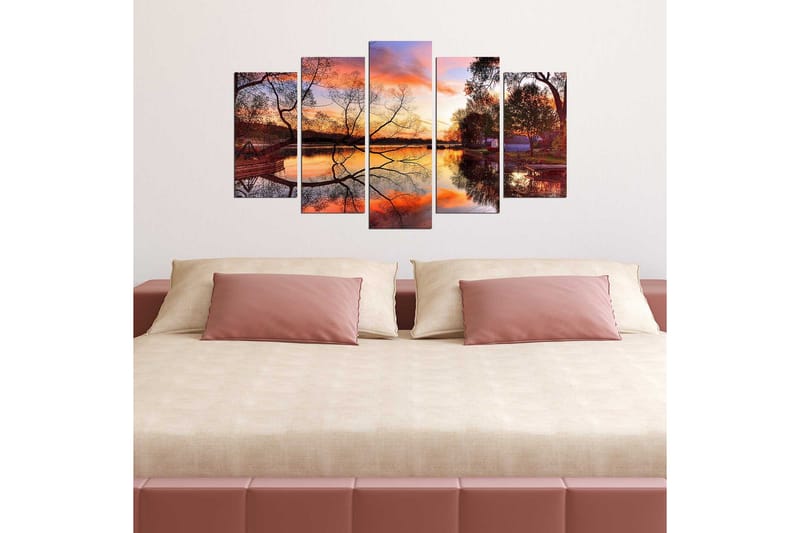 Dekorativ MDF-bilde 5 Deler - Flerfarget - Interiør - Maleri & posters - Lerretsbilder