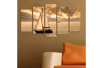 Dekorativ MDF-bilde 5 Deler - Flerfarget - Interiør - Maleri & posters - Lerretsbilder