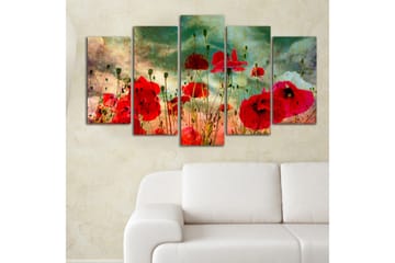 Dekorativ MDF-bilde 5 Deler - Flerfarget - Interiør - Maleri & posters - Lerretsbilder