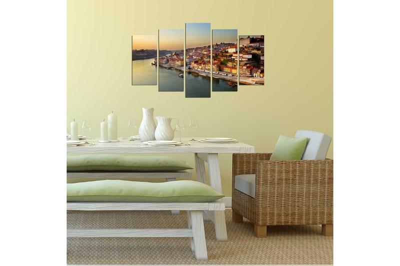 Dekorativ MDF-bilde 5 Deler - Flerfarget - Interiør - Maleri & posters - Lerretsbilder