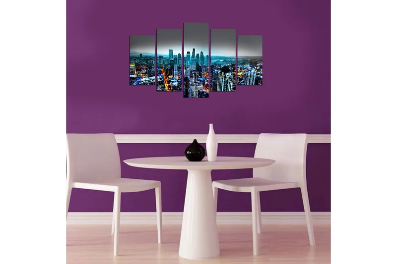 Dekorativ MDF-bilde 5 Deler - Flerfarget - Interiør - Maleri & posters - Lerretsbilder