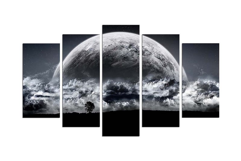 Dekorativ MDF-bilde 5 Deler, Flerfarget