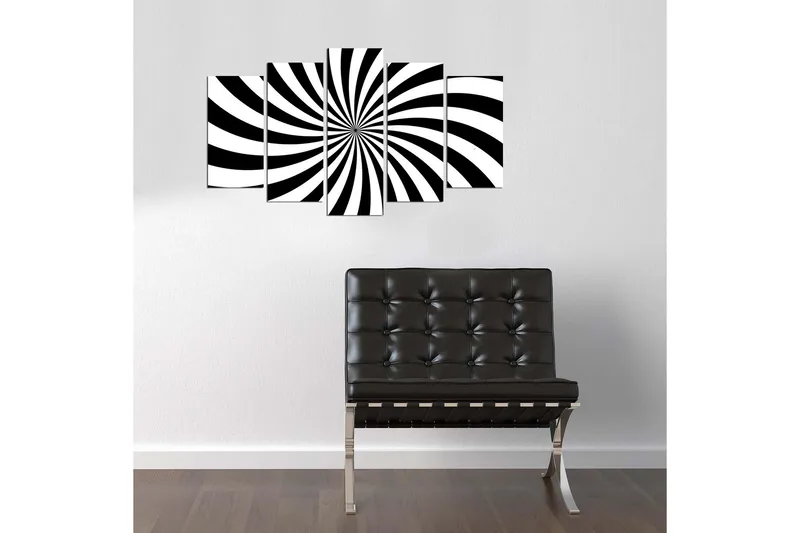 Dekorativ MDF-bilde 5 Deler - Flerfarget - Interiør - Maleri & posters - Lerretsbilder