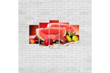 Dekorativ MDF-bilde 5 Deler - Flerfarget - Interiør - Maleri & posters - Lerretsbilder