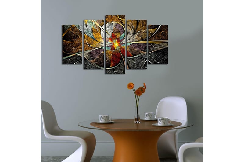 Dekorativ MDF-bilde 5 Deler - Flerfarget - Interiør - Maleri & posters - Lerretsbilder