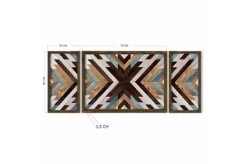 Dekorativ MDF-bilde - Flerfarget - Interiør - Maleri & posters - Lerretsbilder