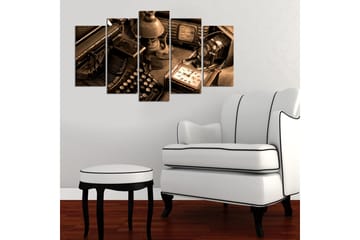 Dekorativ MDF-maling 5-Deler 20x60 cm - Flerfarget - Interiør - Maleri & posters - Lerretsbilder