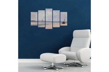 Dekorativ MDF-maling 5-Deler 20x60 cm - Flerfarget - Interiør - Maleri & posters - Lerretsbilder