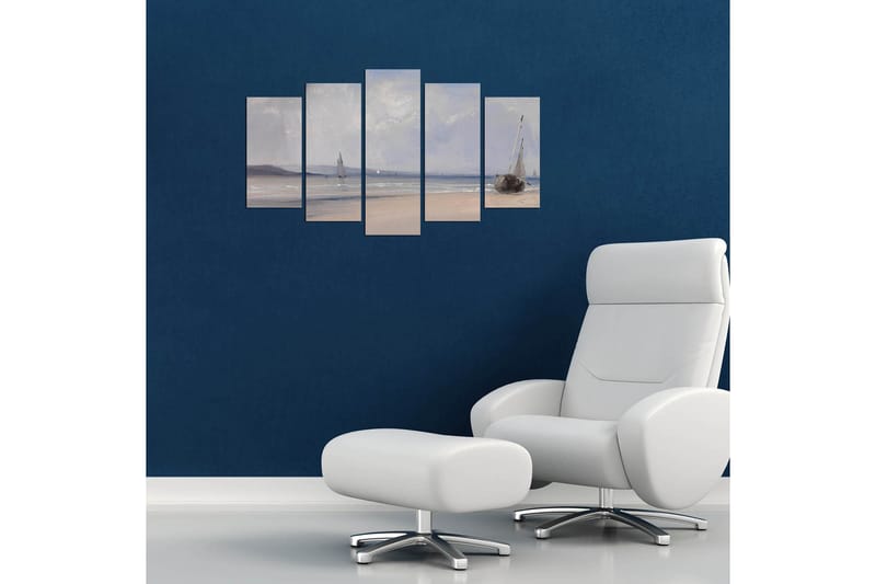 Dekorativ MDF-maling 5-Deler 20x60 cm - Flerfarget - Interiør - Maleri & posters - Lerretsbilder