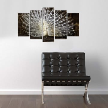 Dekorativ MDF-maling 5-Deler 20x60 cm - Flerfarget - Interiør - Maleri & posters - Lerretsbilder