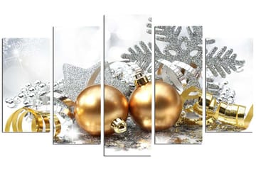 Dekorativ MDF-maling 5-Deler 20x60 cm - Flerfarget - Interiør - Maleri & posters - Lerretsbilder