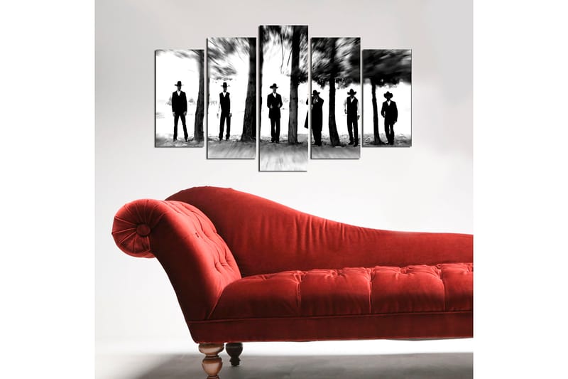 Dekorativ MDF-maling 5-Deler 20x60 cm - Flerfarget - Interiør - Maleri & posters - Lerretsbilder