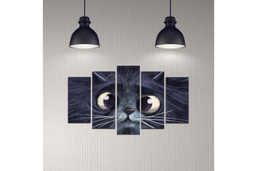Dekorativ MDF-maling 5-Deler 20x60 cm - Flerfarget - Interiør - Maleri & posters - Lerretsbilder