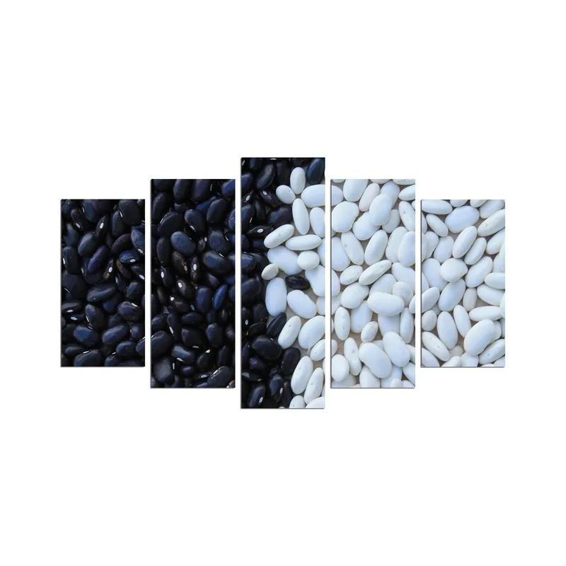 Dekorativ MDF-maling 5-Deler 20x60 cm, Flerfarget