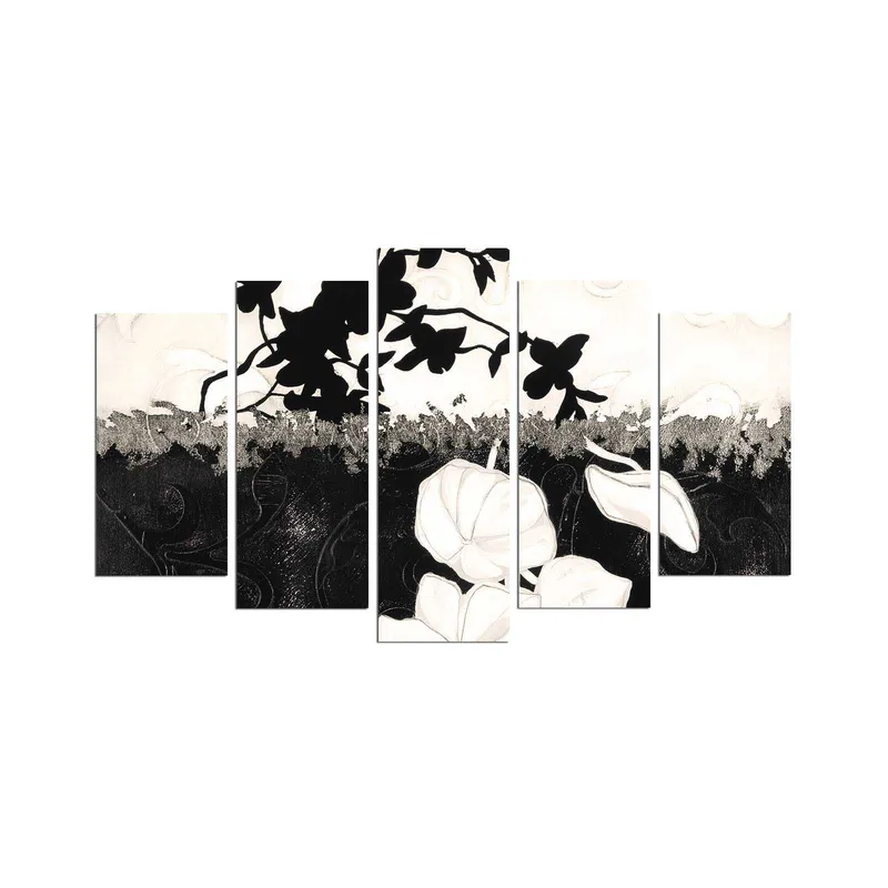 Dekorativ MDF-maling 5-Deler 20x60 cm, Flerfarget