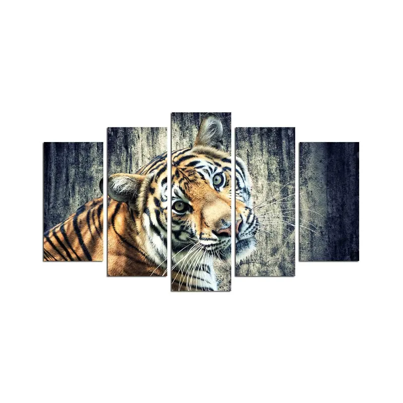 Dekorativ MDF-maling 5-Deler 20x60 cm, Flerfarget