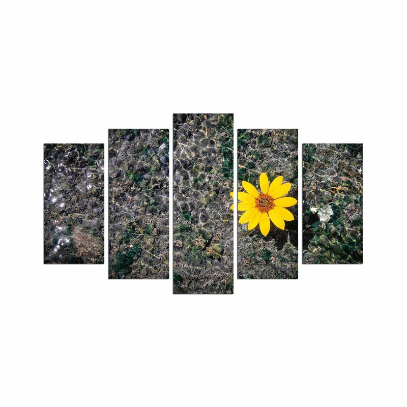 Dekorativ MDF-maling 5-Deler 20x60 cm, Flerfarget