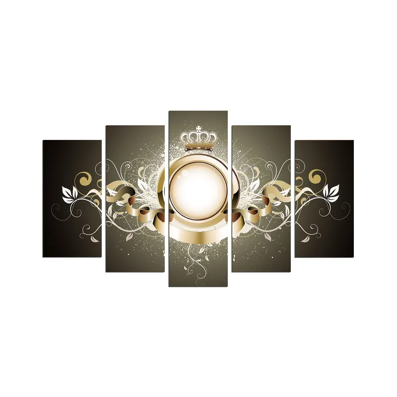 Dekorativ MDF-maling 5-Deler 20x60 cm, Flerfarget