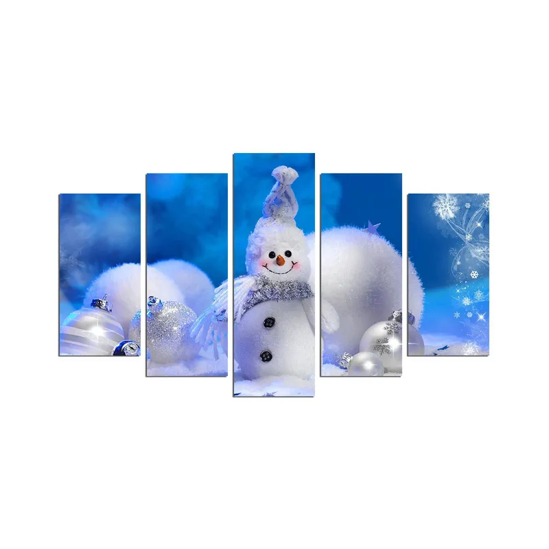 Dekorativ MDF-maling 5-Deler 20x60 cm, Flerfarget