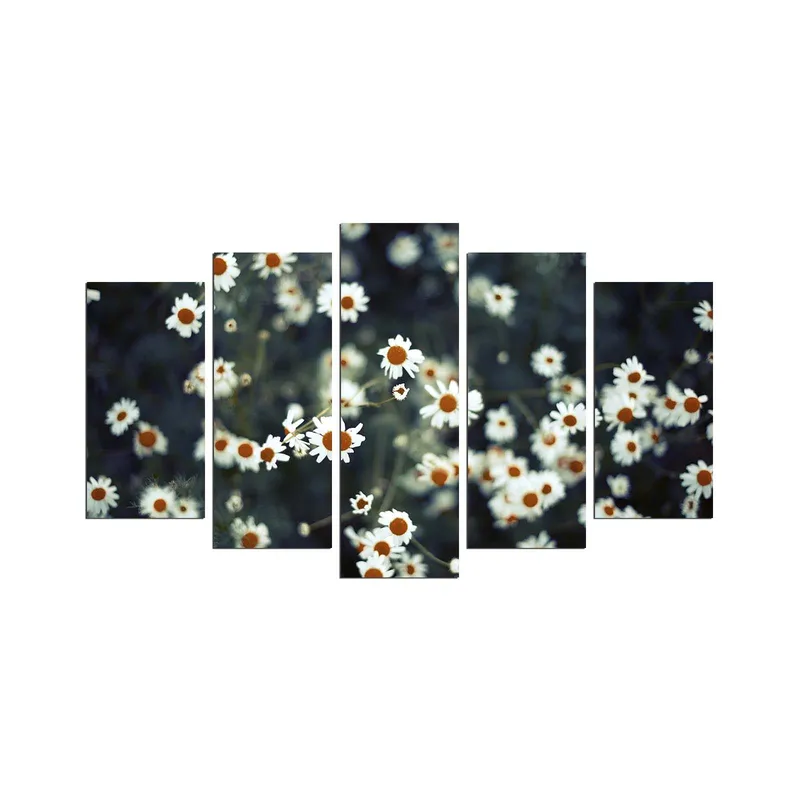 Dekorativ MDF-maling 5-Deler 20x60 cm, Flerfarget