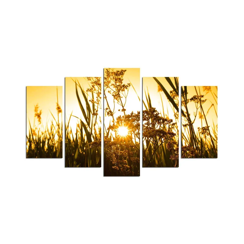 Dekorativ MDF-maling 5-Deler 20x60 cm, Flerfarget