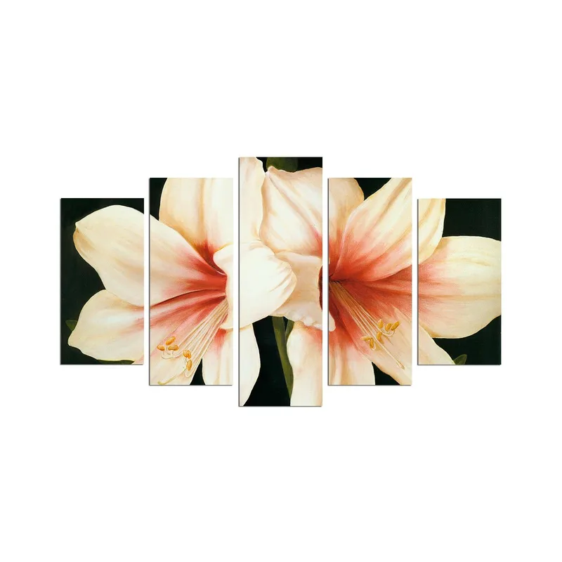 Dekorativ MDF-maling 5-Deler 20x60 cm, Flerfarget