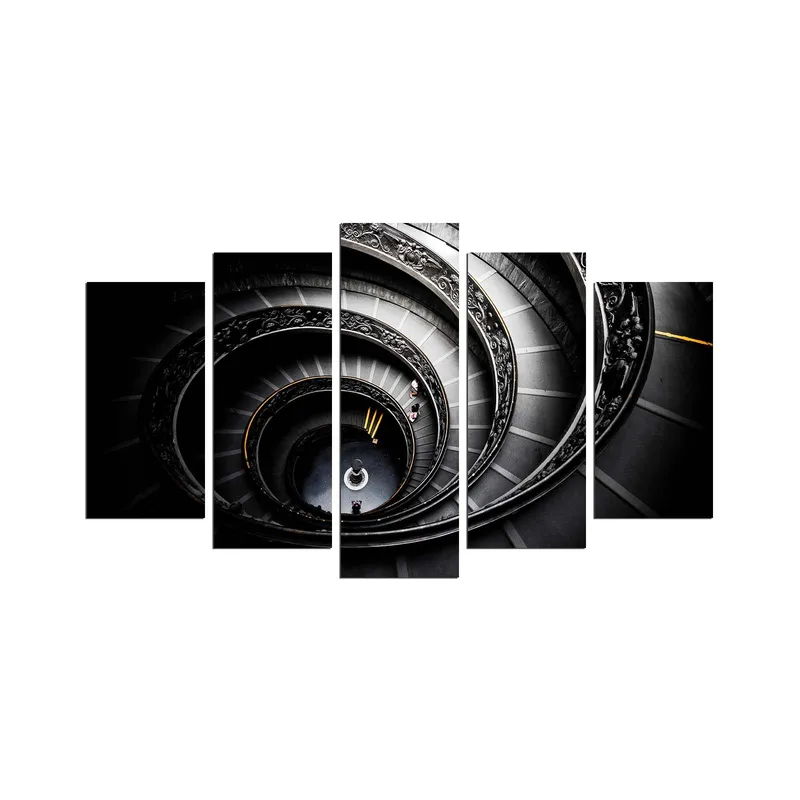 Dekorativ MDF-maling 5-Deler 20x60 cm, Flerfarget