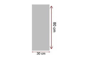 Lerretsbilde 30x80 cm - Livlig byscene med folk som går under paraplyer i regnet - Rød / Gul / Grå - Interiør - Maleri & posters - Lerretsbilder